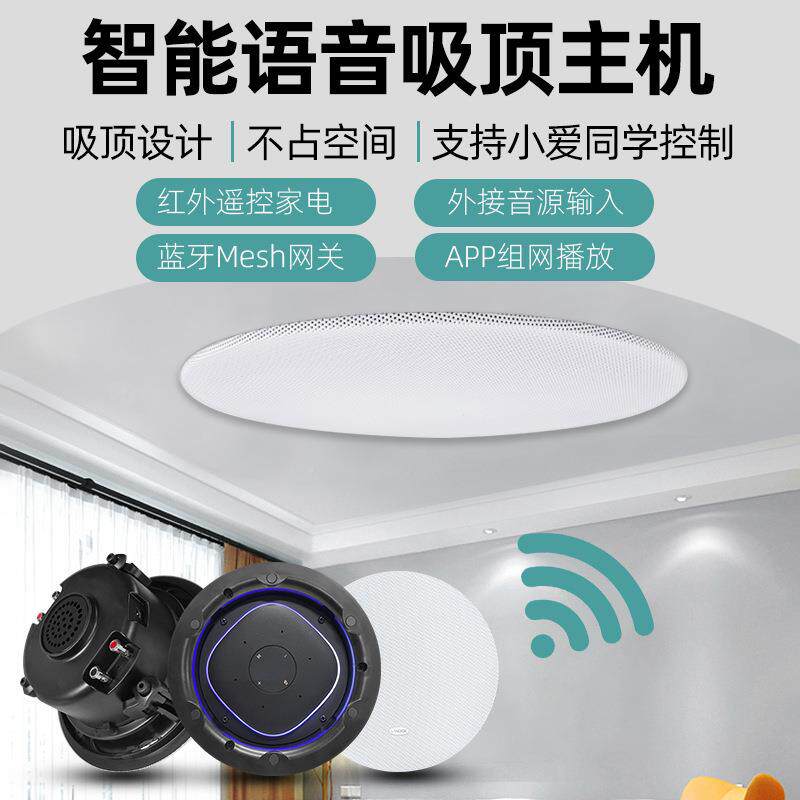 发烧版pr能o智能吸喇顶叭小爱同学语音声控蓝牙音响wPRO主机ifi箱