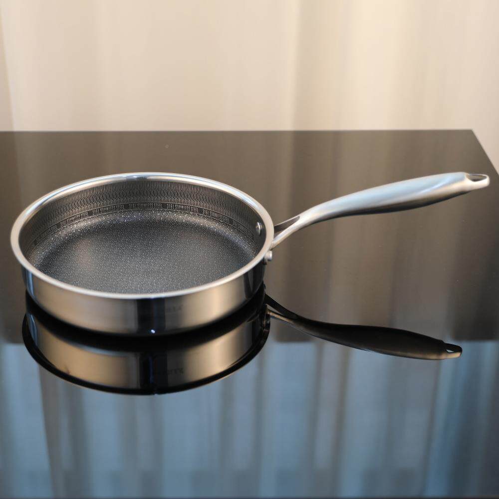 平4层加厚36L不锈钢24*5.5CM不粘锅底锅煎两锅1牛排煎锅炒锅煎炒