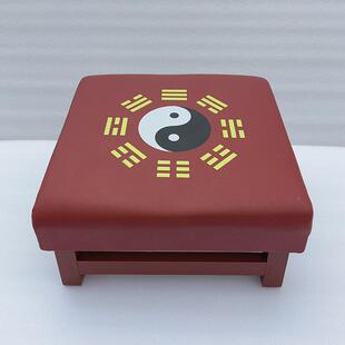 八卦拜家用加海绵拜佛凳拜垫室外禅垫修打坐用的坐工实木八卦垫手