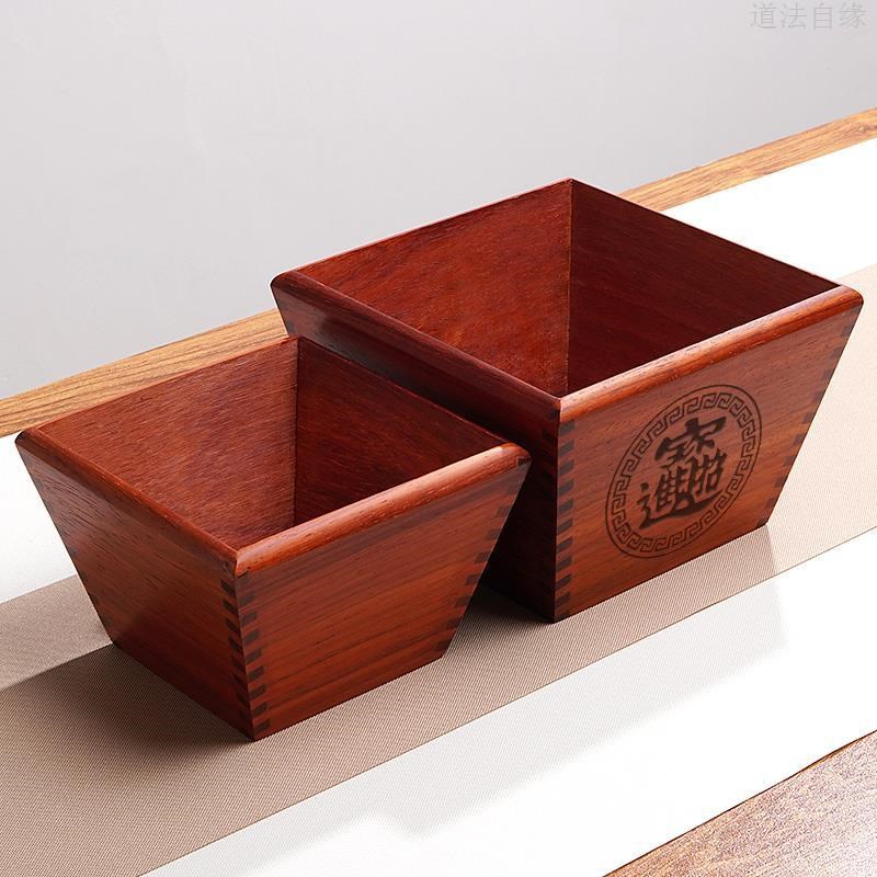 米斗老式升斗红木日进斗金拜斗实木榫卯招财家用客厅创意木质摆件