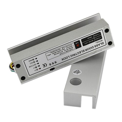 上下无框玻璃门电插锁上下无框锁铝合金玻璃门夹锁五芯低温电插锁