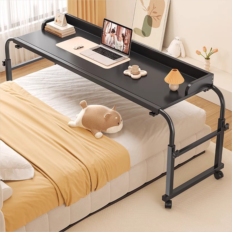 可移动床边桌升降懒人床上电脑桌家用沙发边桌卧室学习桌学生书桌