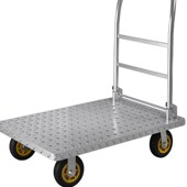 折叠拉货钢板平板车小推车拖车轻便手推车搬运静音小拉车拉货车