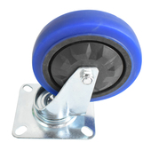 托士达4寸5寸脚轮工业活动耐磨橡胶万向轮静音刹车轮子脚轮轱辘