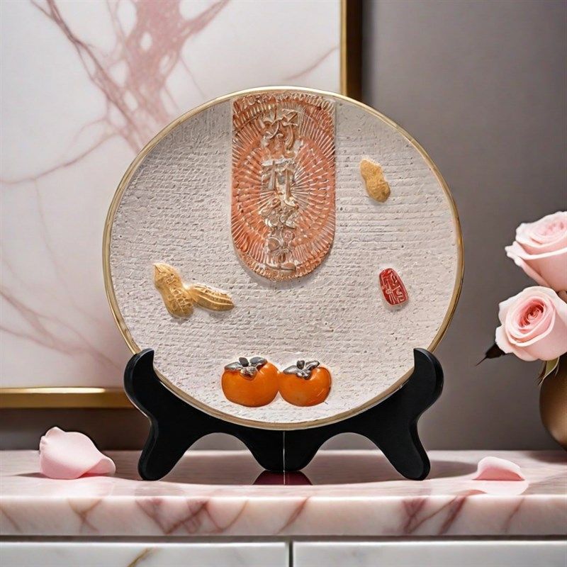 结婚乔迁喜庆新房招财电视柜子简约现代结婚乔迁喜庆客厅茶几摆件