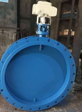 手动碳粉钢法兰通除风尘尘蝶阀D31074W-2.5CD1N350