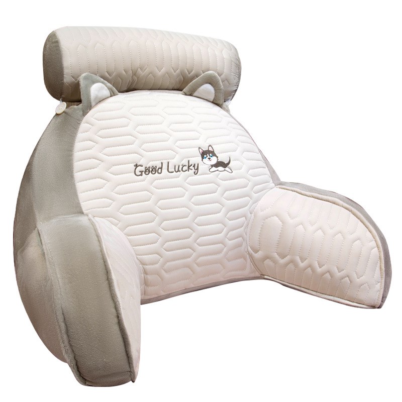 床头靠枕床上护腰靠垫大靠背枕头抱枕护腰枕沙发女生冰丝乳胶腰靠