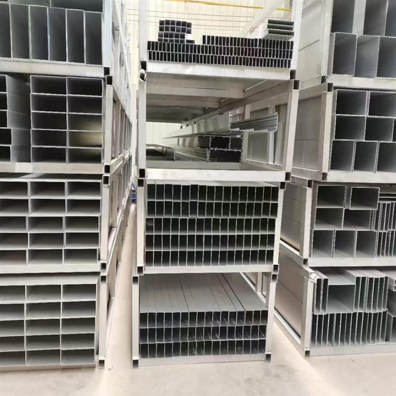 铝合金方管型材6063方管矩形管6061空心方通扁通木纹喷涂定制零切