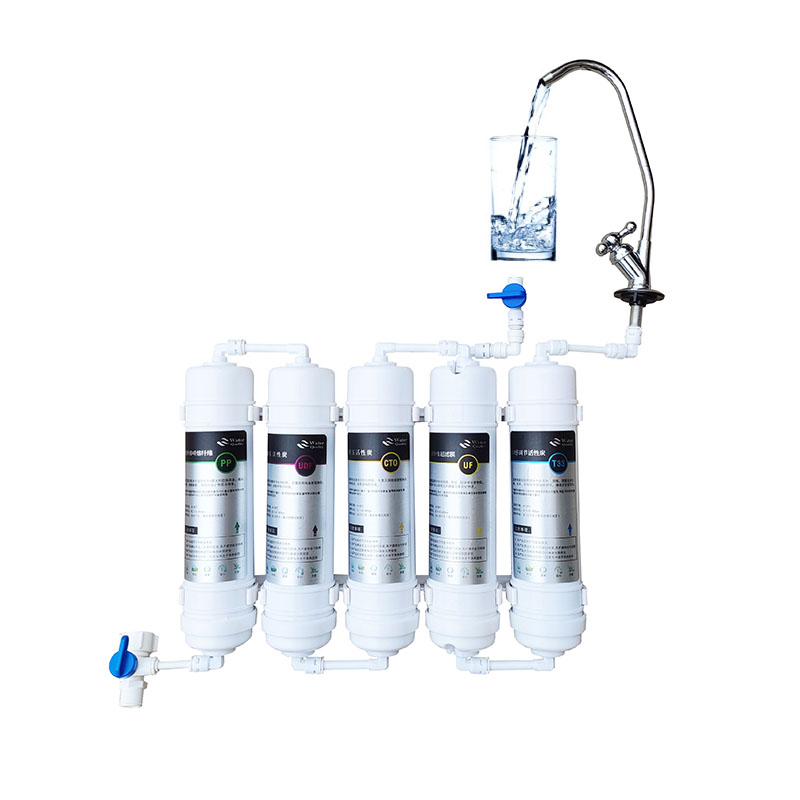 家用DIY五级超滤净水器特惠装超滤膜PP棉椰壳活性炭过滤滤芯