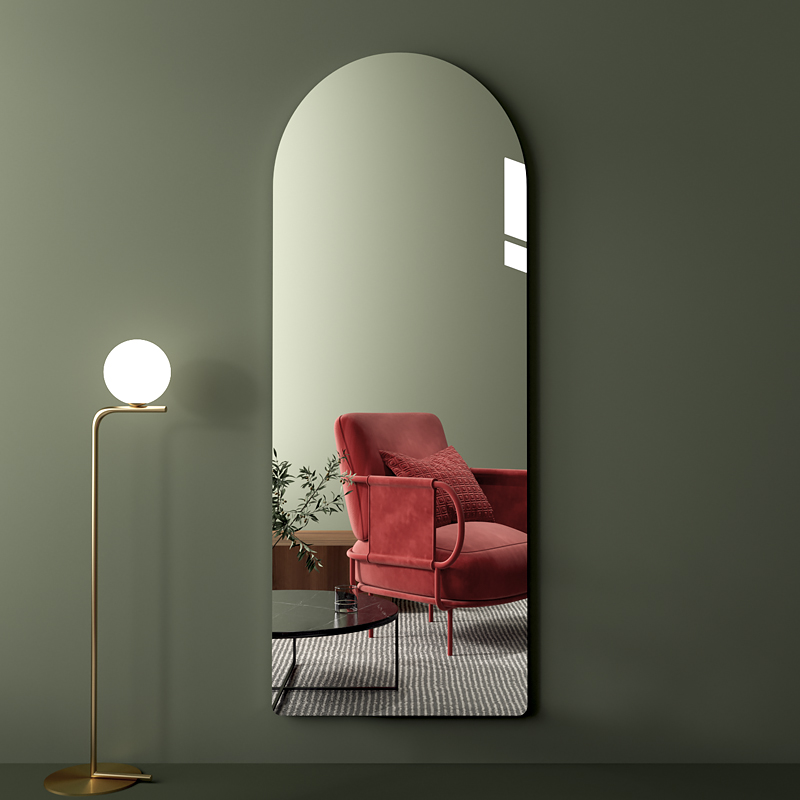 镜子全身穿衣镜贴墙自粘家用壁挂式免打孔试衣镜卧室异形挂墙玻璃