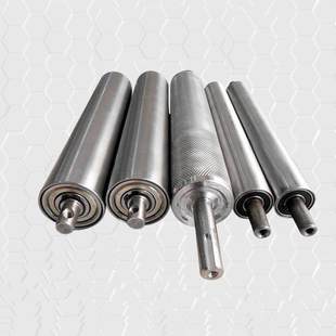 滚筒压花张紧主被动轮q流水线包胶辊传送带不锈钢动力滚轴输送线