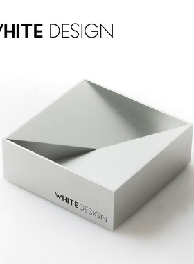 White Design白色设计铝合金烟灰缸金属烟缸简洁个性免费定制大号