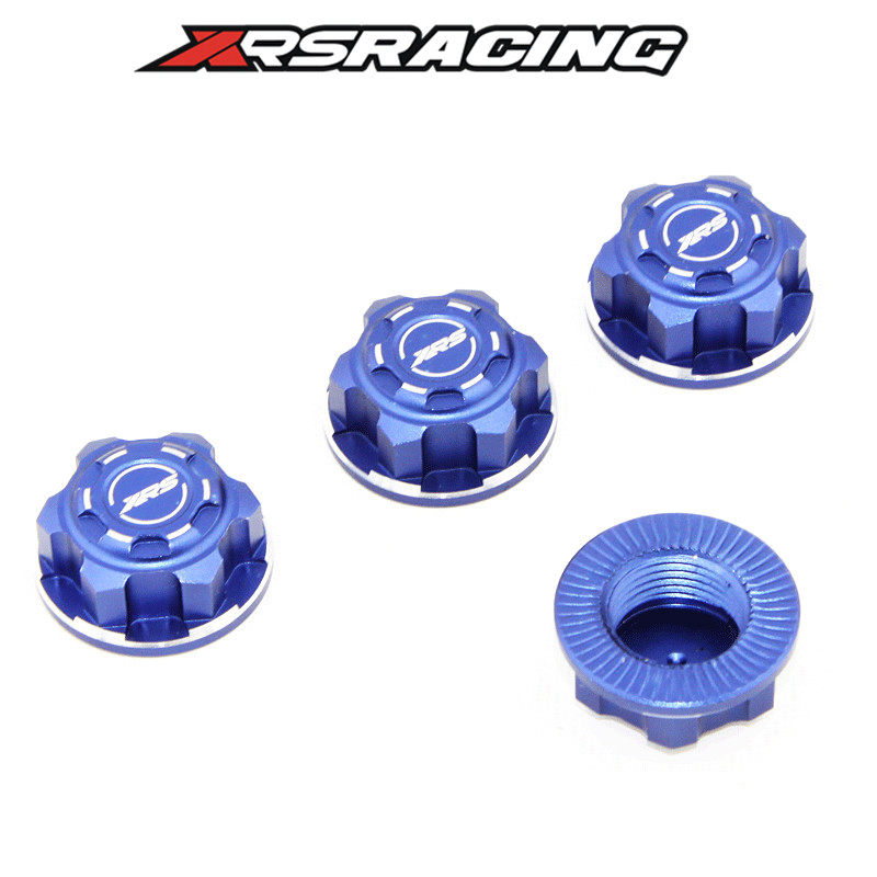 XRS 17mm防尘防松螺母轮毂帽1.0丝RC越野短卡竞速卡拉力大脚ARRMA