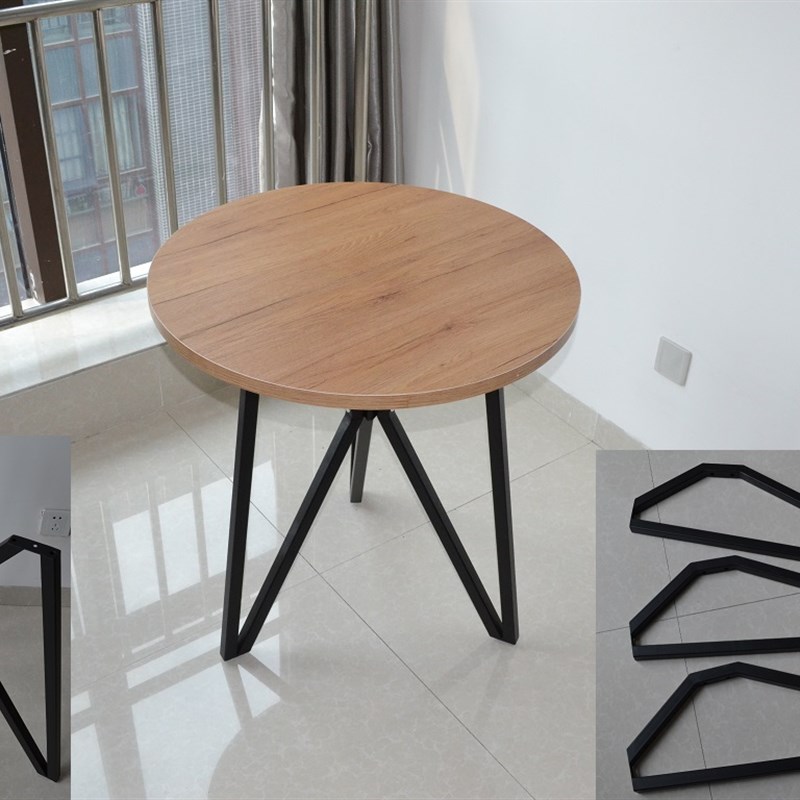 小圆桌洽谈桌咖啡桌椅阳台休闲方桌接待桌小户型餐厅饭桌家具