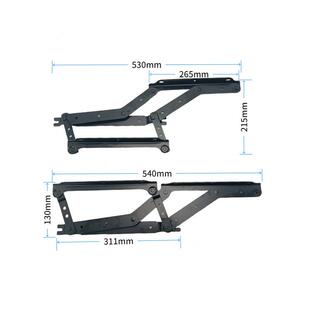 小链户型沙计发床铰沙发变床五金静音设平移铰链C69-2家具6配件C9