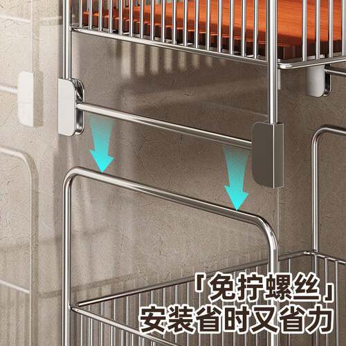 中分脏衣篮推收纳筐浴室置物车古ZYL架落地脏衣篓移动层洗衣篮款