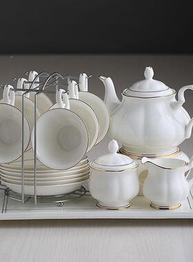 欧式茶式具套装下午36751茶茶杯具具咖啡骨瓷咖啡杯套装英红茶陶