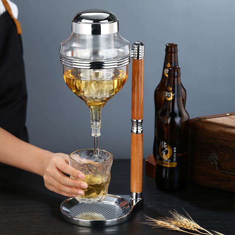 日料式冰酒器壶滴式冷酒RDZ日店冰漏镇扎啤分酒器清酒器水阀式温