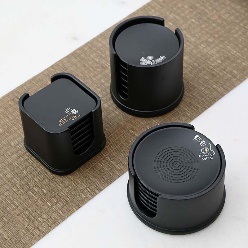 新款高端彩电木杯垫组合式花茶杯垫茶562垫茶道功夫茶茶杯垫日杯