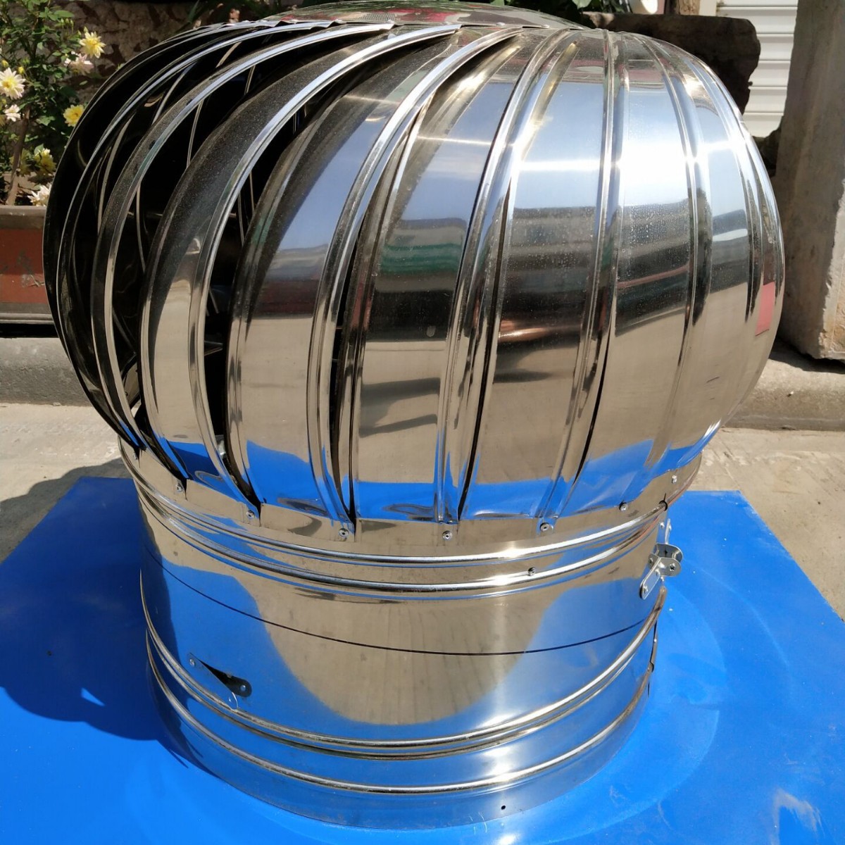 厂家批发600型无动力风帽304不锈钢风球屋顶通风器厂房烟道养殖场