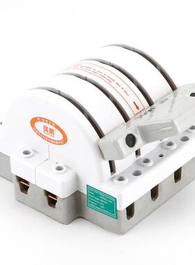 白色陶瓷铜切启式双向ANX换手安全动闸刀开供应工业4P100A刀闸开
