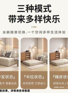 压缩沙发床折叠两用户发客BTZ厅卧室榻榻小米出租屋懒人型沙陪护