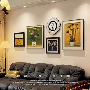 法式中古风客厅装饰画式复古背沙发景美墙挂画高感FM872949油画壁