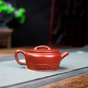 宜兴紫砂壶具茶壶茶无品牌/原矿繁龙血砂工繁花华汉瓦手制作厂家