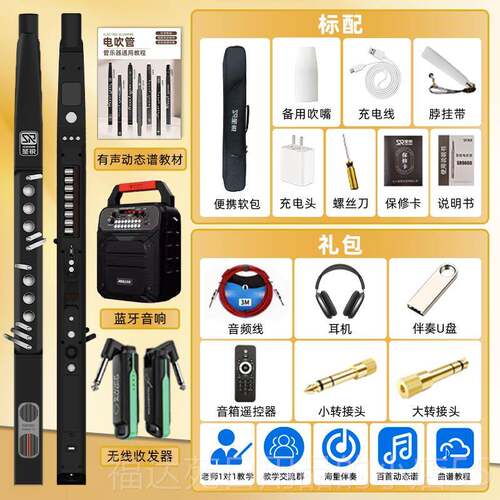 高档圣SR6000电吹中正品管初学者老年人笛子乐器十大品牌电子萨克