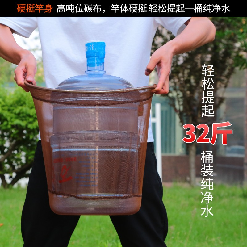 抄网头抄网竿套装组合全套抄鱼网兜网头抄网杆碳素杆超硬钓鱼大物