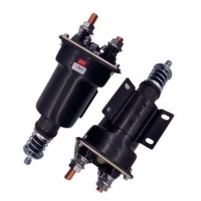 QD285F淄柴6170起动机磁力开关淄柴QD2853H马达吸铁开关QD285L