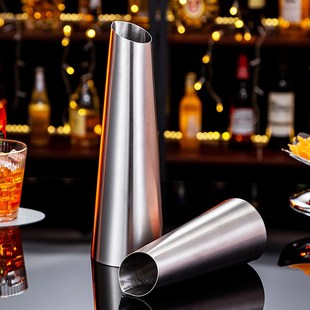 酒吧高端不锈钢洋酒分酒器100ml分酒壶洋酒调酒器啤酒小扎壶 商用