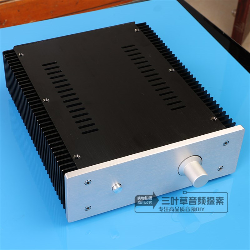 全铝机箱 两侧散热机箱 纯功放铝机箱 199甲类功放箱子外壳