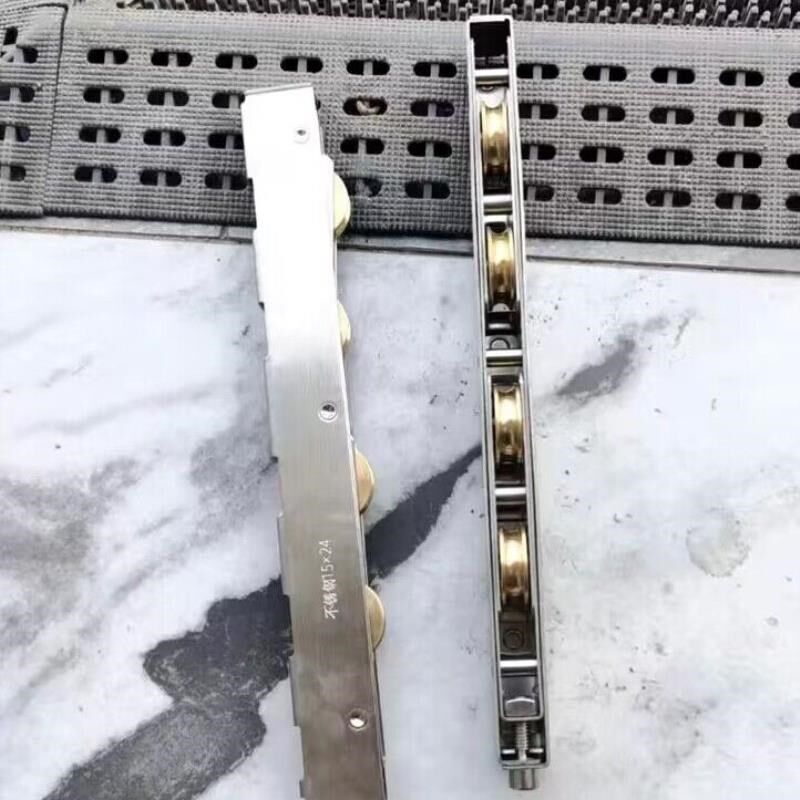 玻璃移门滑轮长条四轮滚轮塑钢门窗轴承重型落地铝合金推拉门轮.