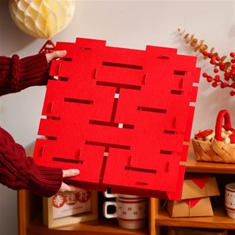 结婚立体喜字摆件婚房布置大囍婚礼新房卧室客厅装饰婚庆用品大全