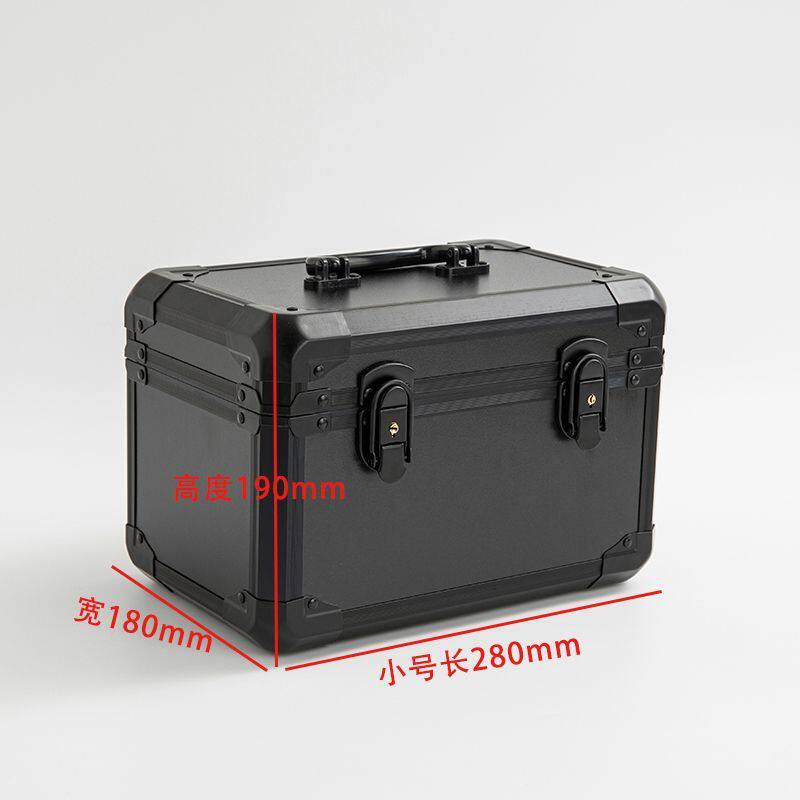 手提式工具工具箱密码铝合金箱子设备仪器收纳文件多功能贴膜小号