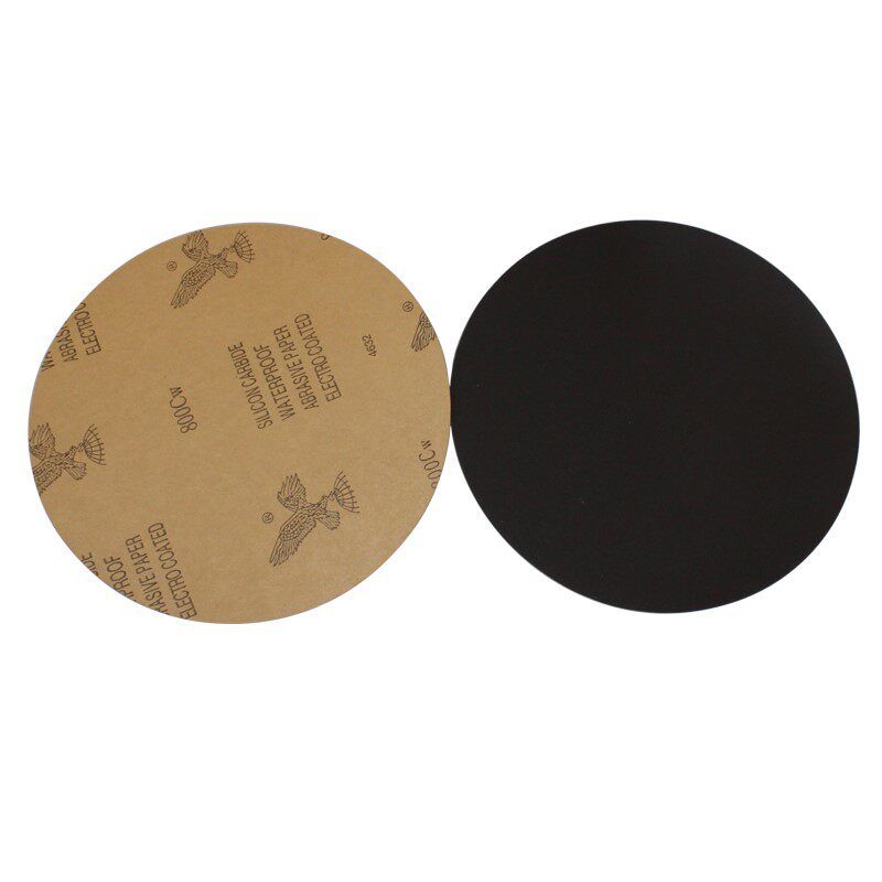 鹰牌圆盘砂纸8寸直径200mm220mm225mm打磨抛光双面胶砂皮金相沙纸