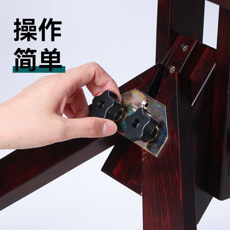 弗洛伊德同款画架榉木多功能可升降油画架专业可移动调节平立展架