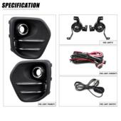 适用起亚17 狮跑灯成日KA166间车灯前杠灯套行总装 19年雾新款