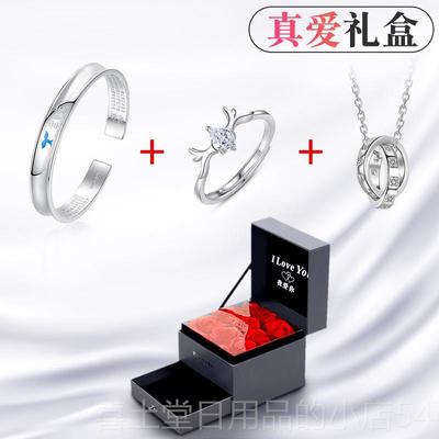 高档幸9999纯银手镯女士年轻款足银镯运子情银饰日礼物送生女朋侣