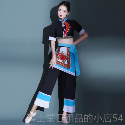 高档款苗族蹈服装舞民族风新款广舞场套装三月春来同独舞艺考演出