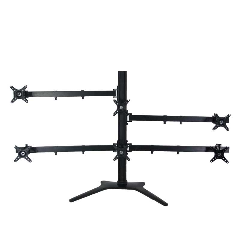 1+3 四屏屏电脑显示器支架四屏支架32寸显示器架子支架多屏炒股