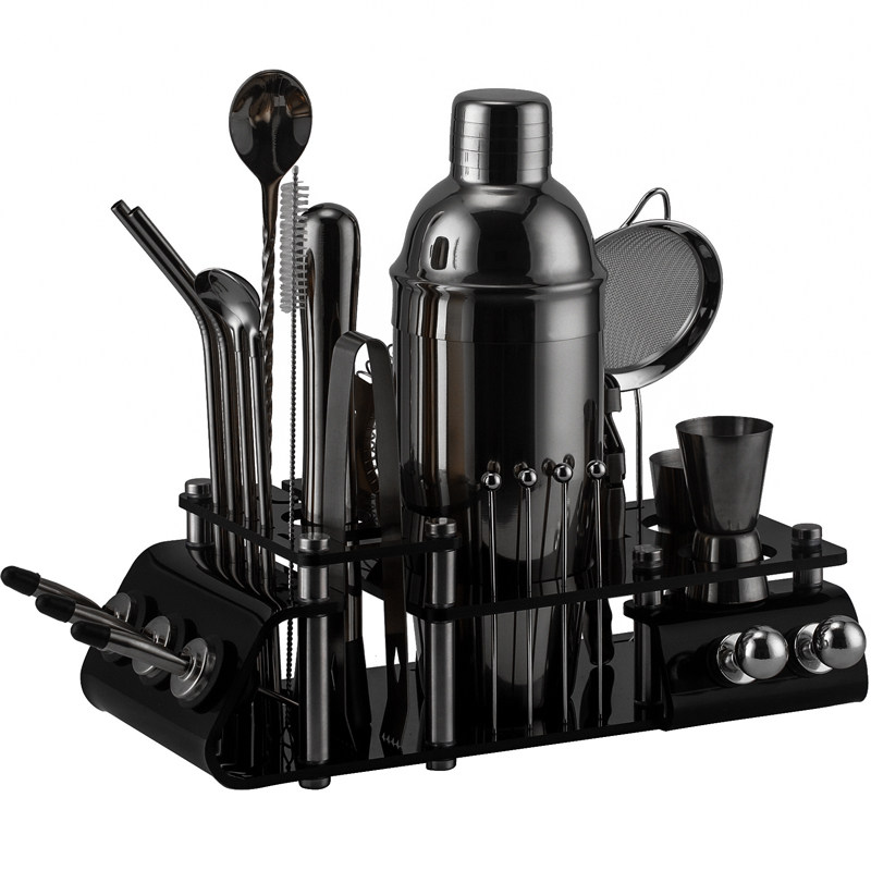 入门级新手鸡尾酒调酒器工具套装酒吧调酒师工具大全雪克壶摇酒器