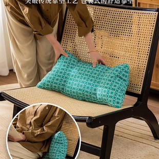 简约风腰靠办公室靠垫椅子人体工学腰部支撑座椅靠背客厅沙发靠枕