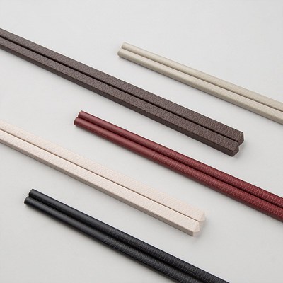 客满多合金筷子家用高档酒店食堂饭店抗菌防霉耐高温纯色防滑耐用