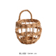 爱上花园家居挂篮花器手工编织藤编手提镂空柳编花篮篮子收纳篮