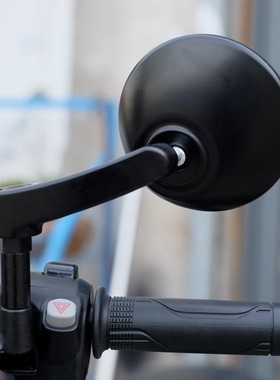 复古摩托车后视镜机车改装反光镜大视野大镜面通用190TR鸷道190SS