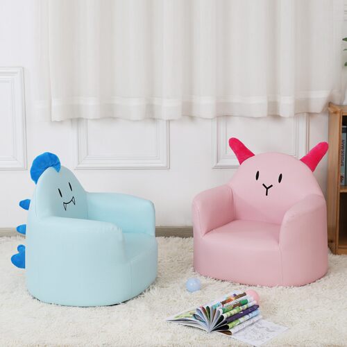 宝宝沙发可爱小沙发皮公主卧室女简易房间单人恐龙凳儿童卡通座椅