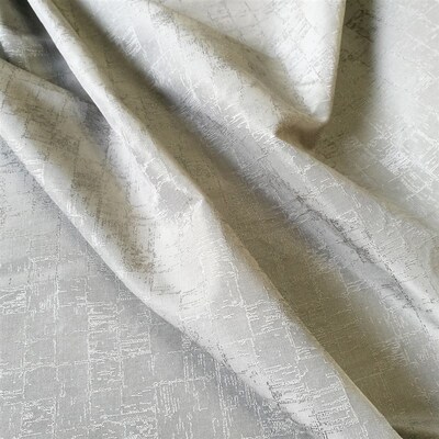 窗帘面料布料B7505银丝方块6色可选