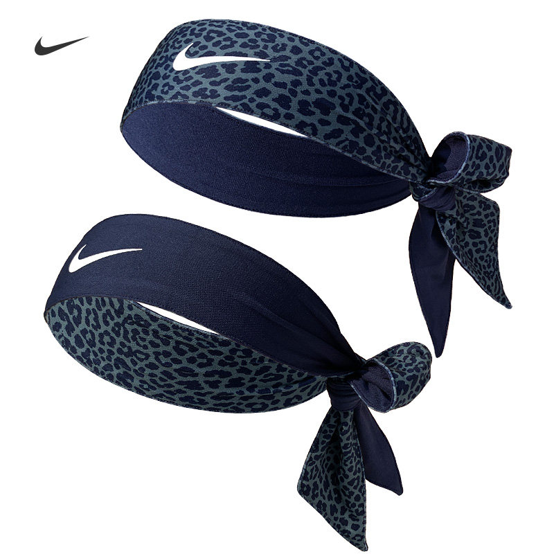 Nike耐克豹纹运动头带吸汗防滑透气速干健身跑步束发带